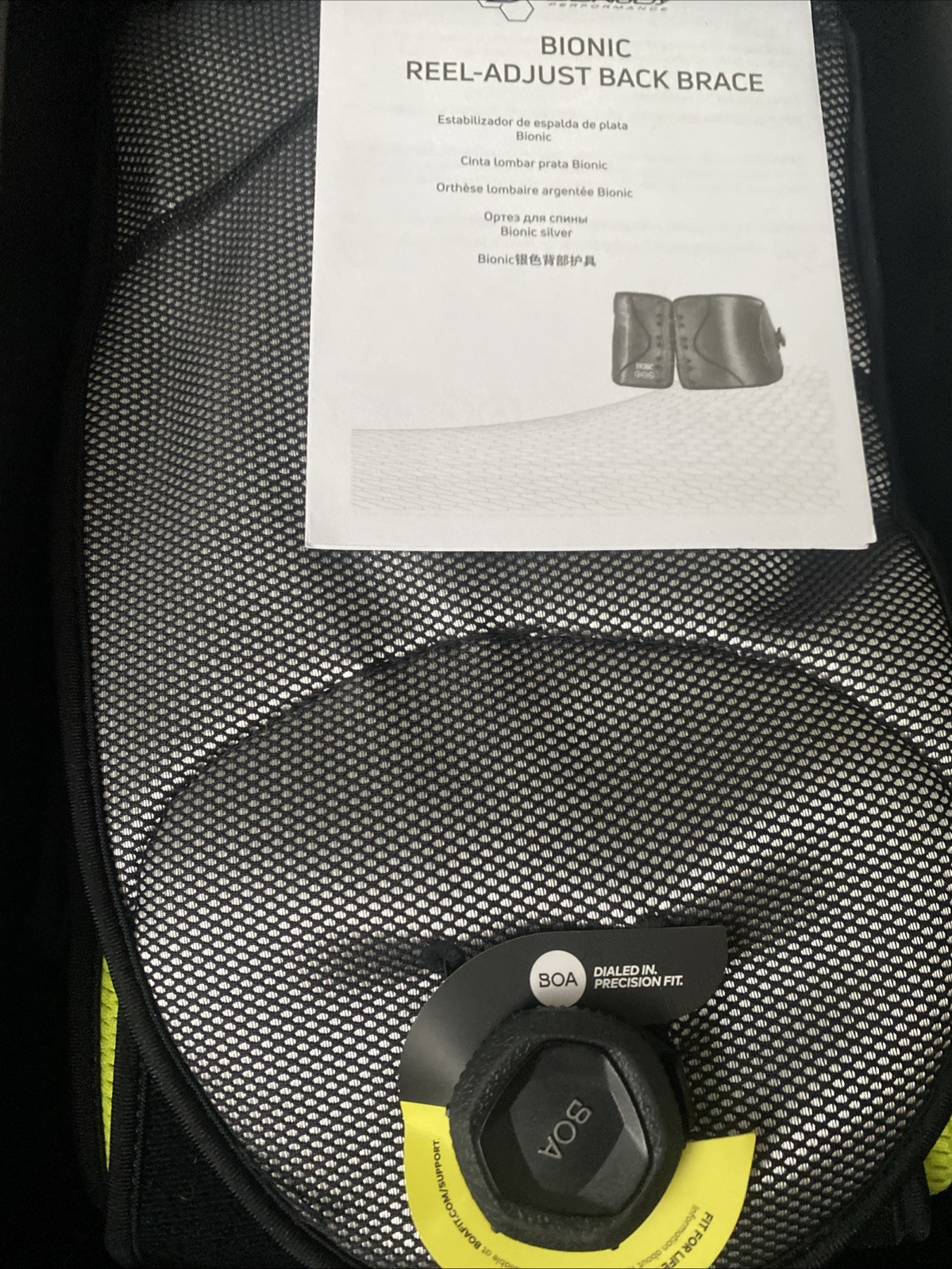 DonJoy Performance Bionic Reel-Adjust Back Brace for Back Support
