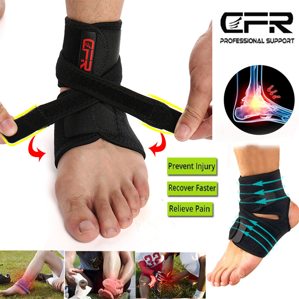 Ankle Support Compression Plantar Fasciitis Sleeve Sport Foot Heel Strap Brace