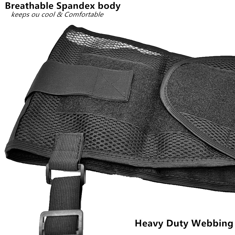 2 Pack Weight Lift Lumbar Lower Back Waist Support Belt Brace Suspender Work