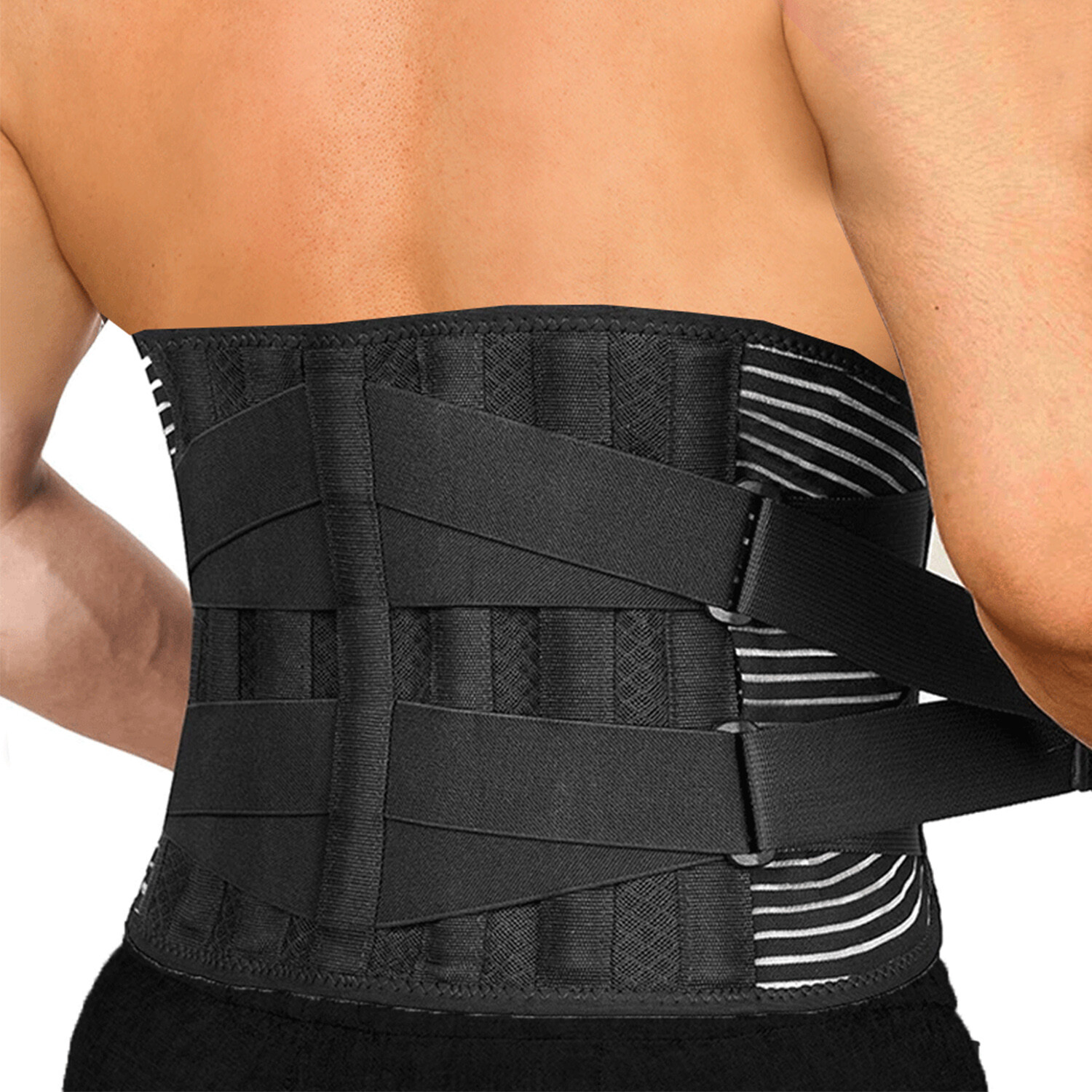 Fajas Soporte de espalda para adultos Cinturón de apoyo lumbar de compresión