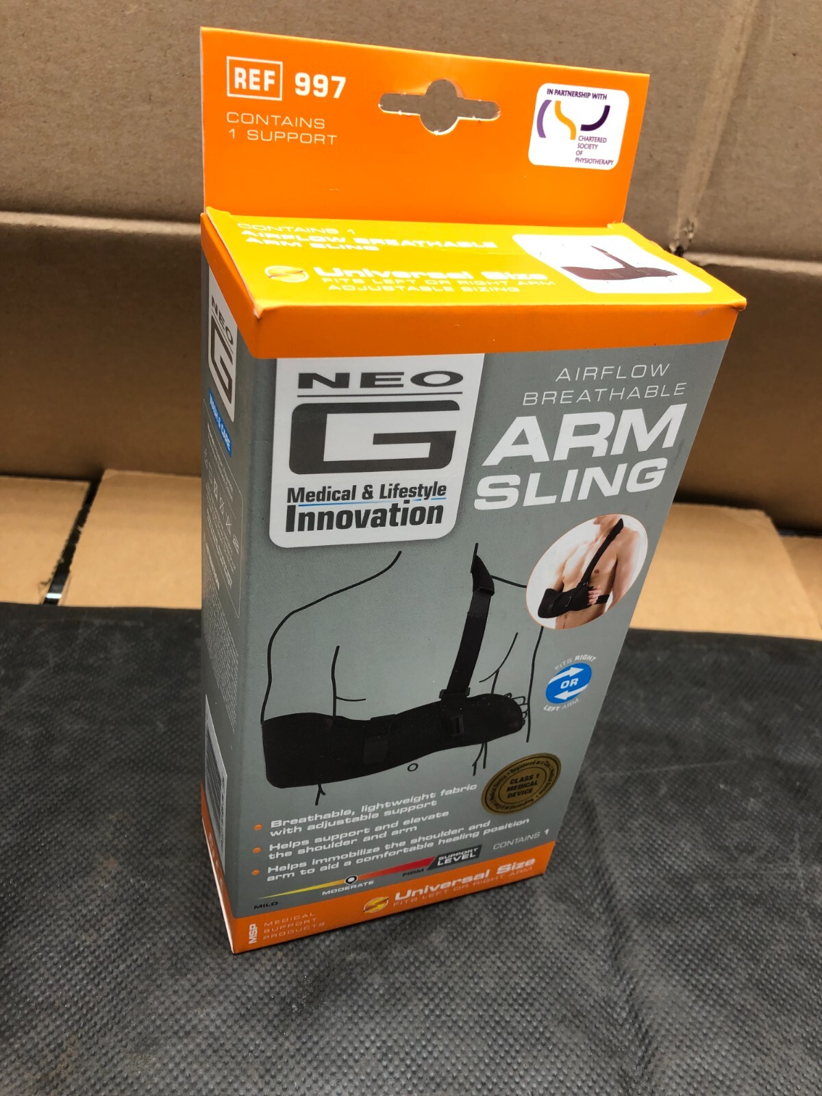 Neo G Airflow Breathable Arm Sling One Size UNIVERSAL- 1.0 ea NEW FREE SHIPPING