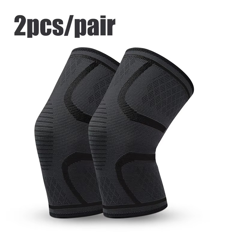1/2Pcs Knee Sleeve Compression Brace Support For Sport Joint Pain Arthritis