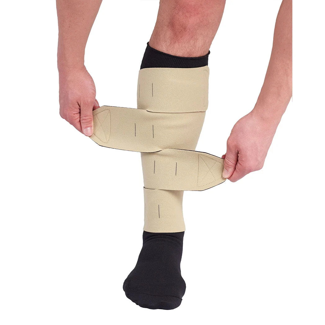 Juxtalite HD Lower Leg Compression Wrap, Adjustable 20-50 mmHg, Breath-O