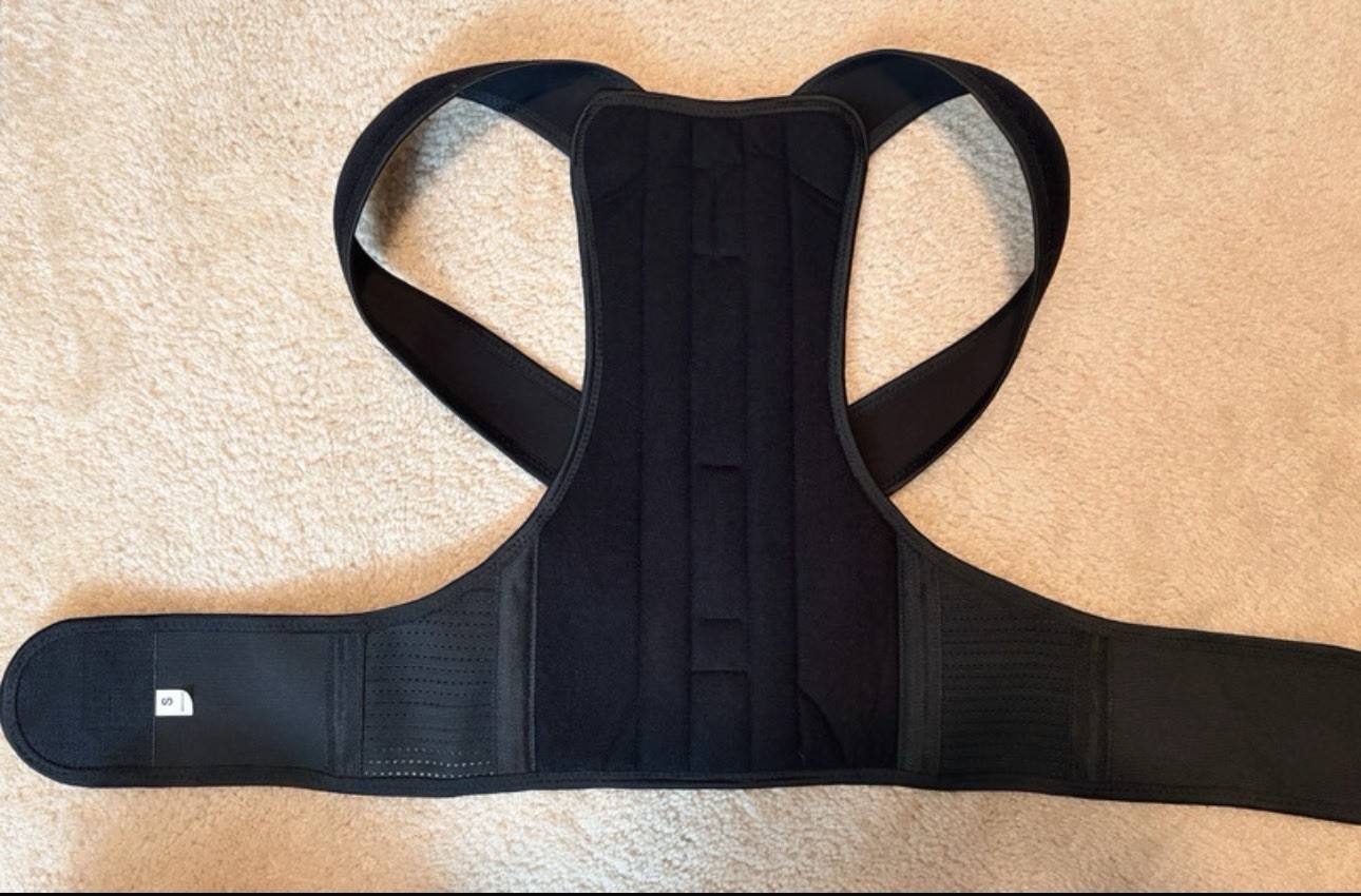 Posture Corrector Back Brace Size S – Black