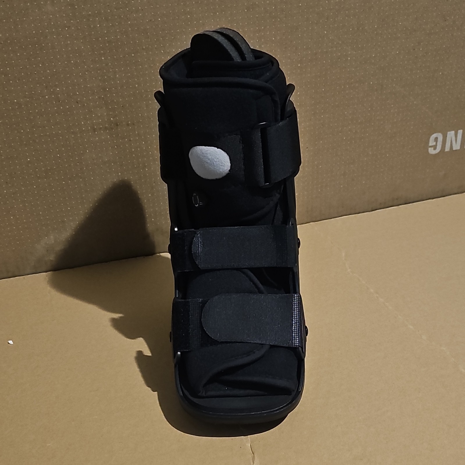 Black Adjustable Orthopedic Walking Boot Ankle/Foot Brace One Size Unisex