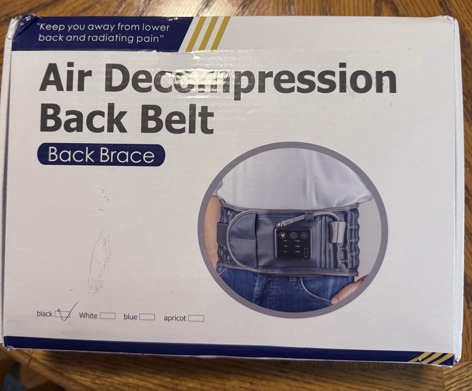 Lumbar Spinal-Air Decompression Back Belt Traction Waist Support With Extender