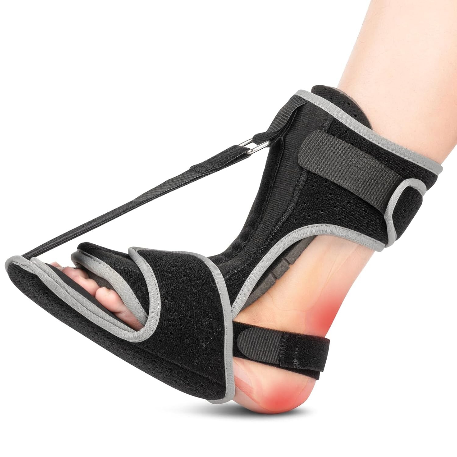 Foot & Ankle Brace Support Toe Pain Plantar Fasciitis Night Splint Adjustable
