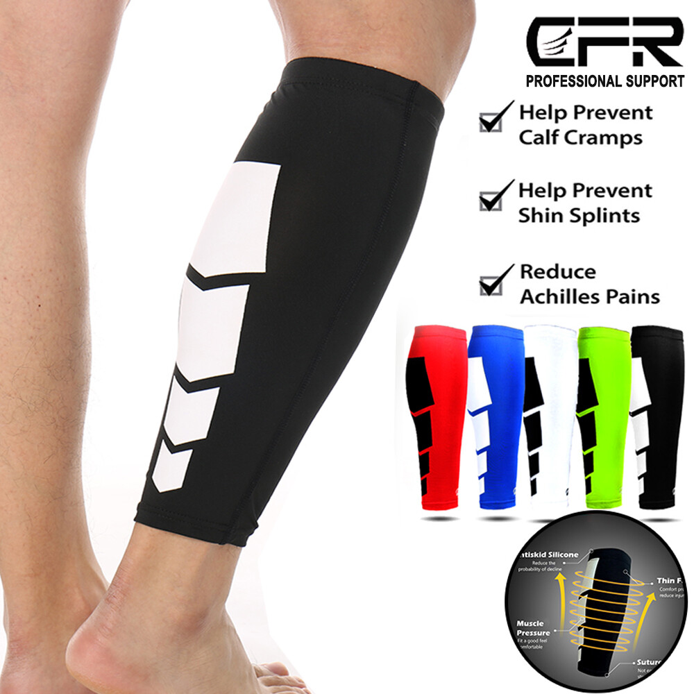 Compression Socks Calf Sleeve Leg Support Brace 15-20mmHg Circulation Men Women