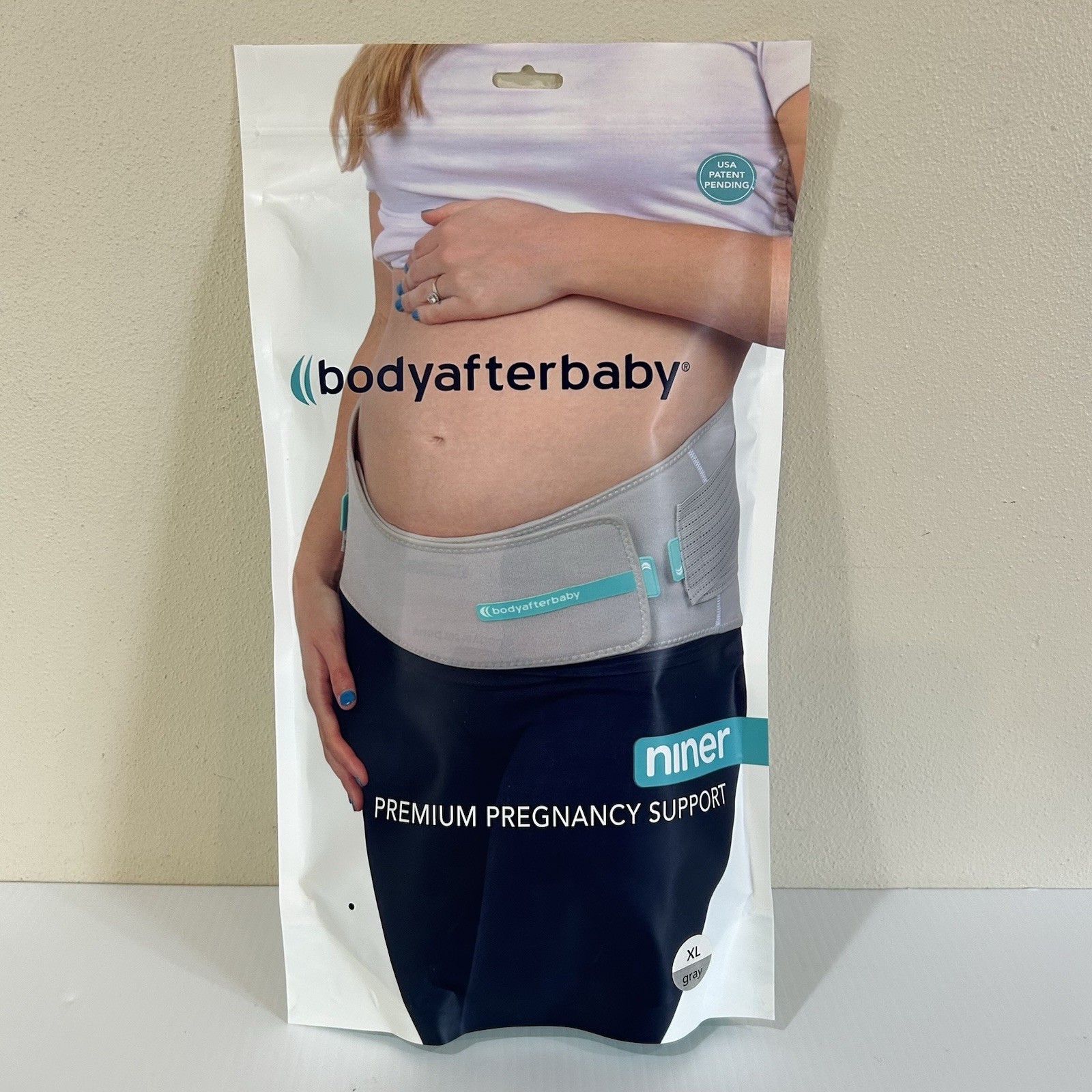BodyAfterBaby Niner Premium Pregnancy Support for Back Stomach Gray NEW Size XL