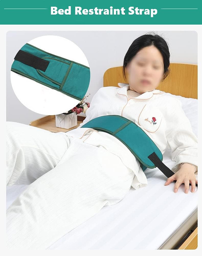 Medical Bed Restraint Strap for Elderly, Bondaged Bed Tie Downs, Anti-Fall Waist