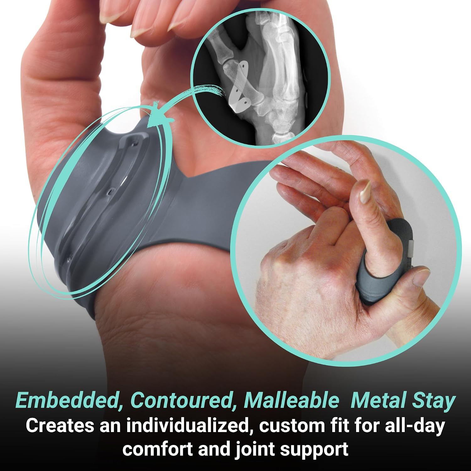PUSH Metagrip CMC Thumb Brace for Arthritis Pain Relief | Thumb Stabilizer & Sup