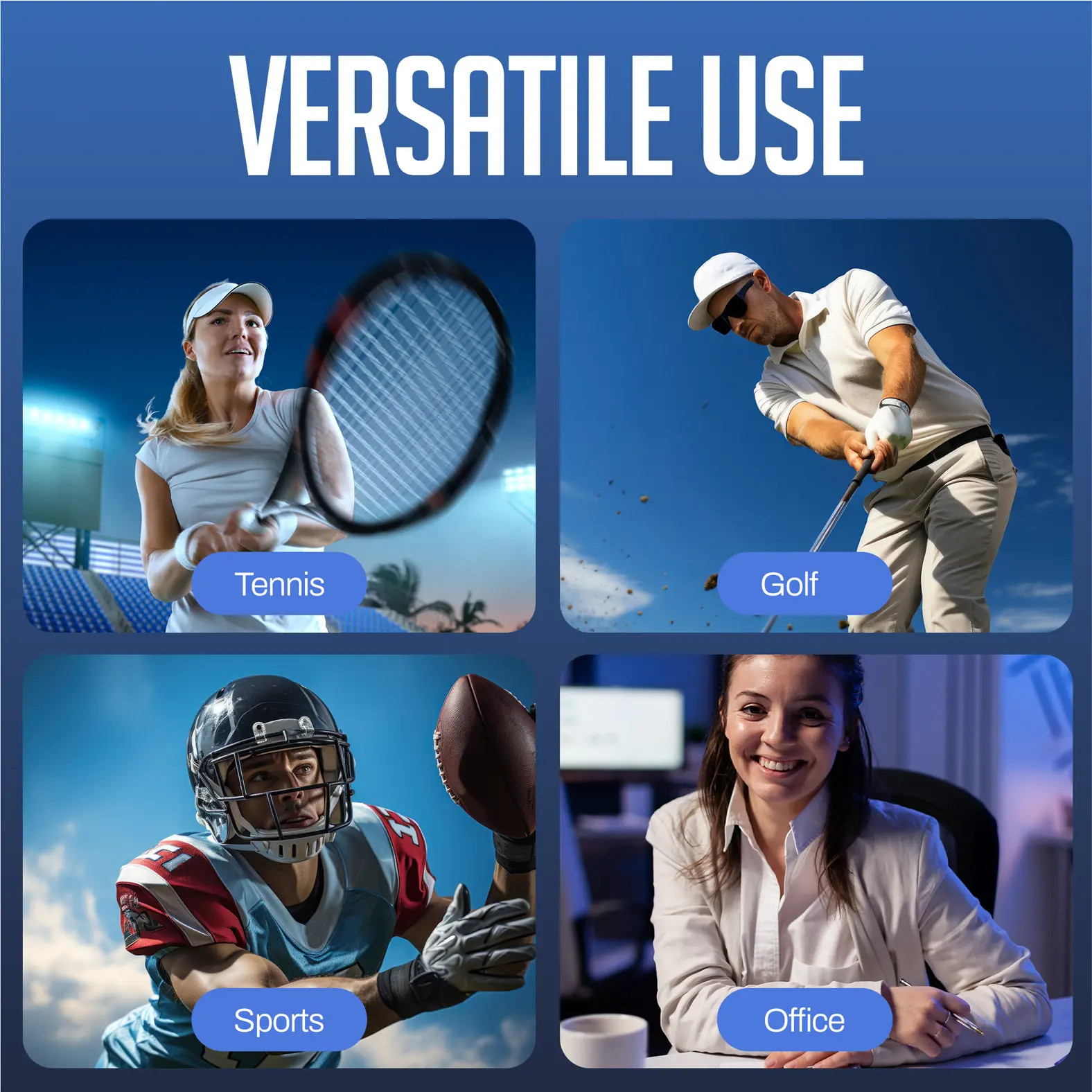 Elbow Compression Strap for Tennis & Golf Athletes | Athletin Be Sporty