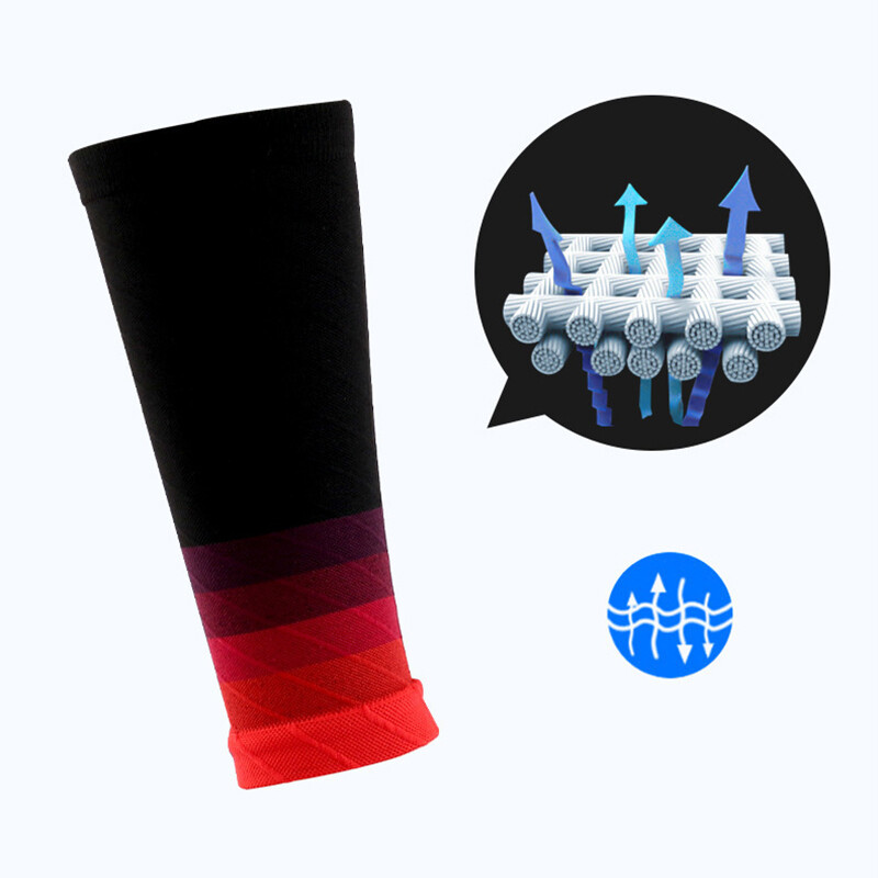 Football Calf Compression Sleeves Running Leg Sleeve Socks For Shin Splint 1Pair