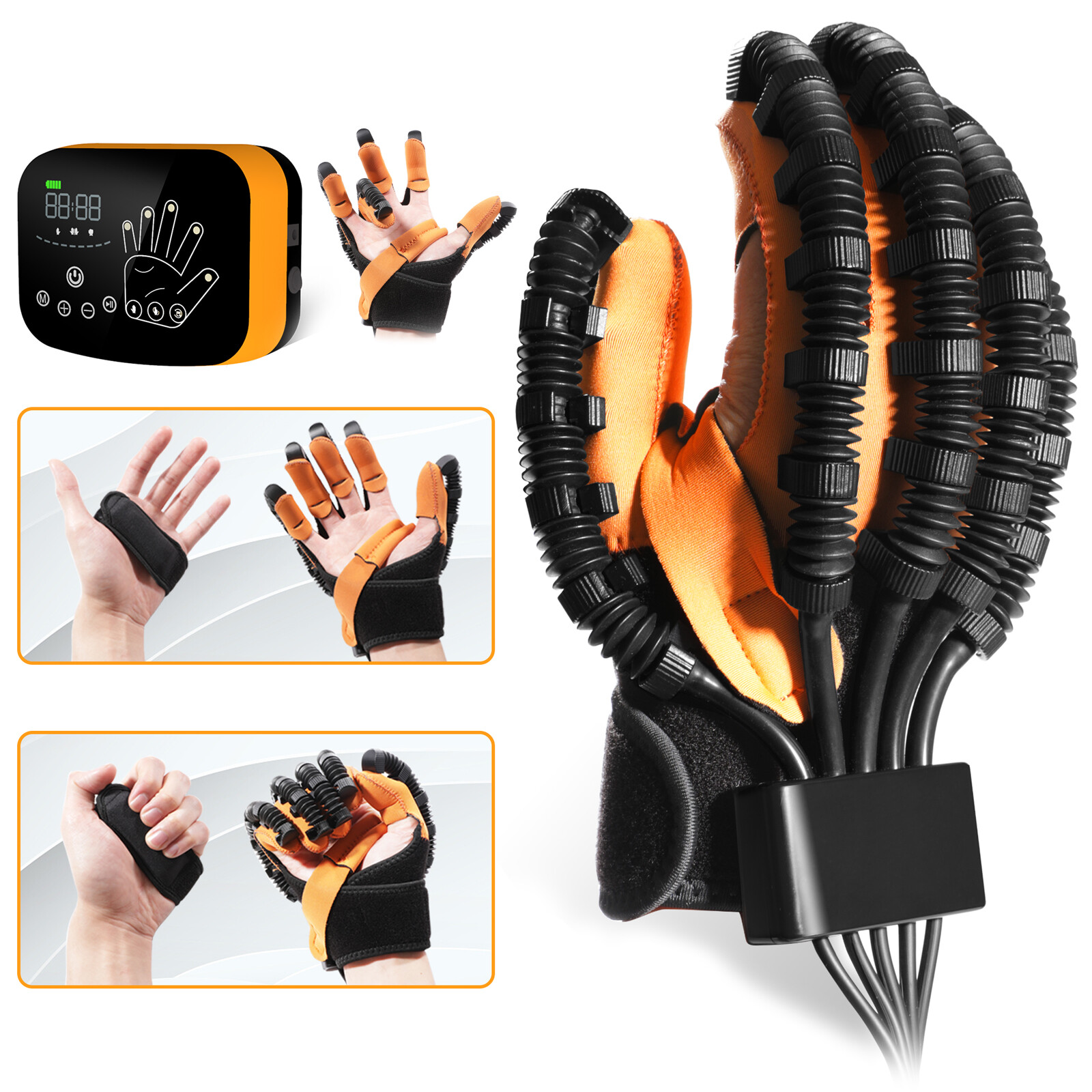 Rehabilitation Robot Gloves for Stroke Recovery 5 Workout Modes Rechargeable