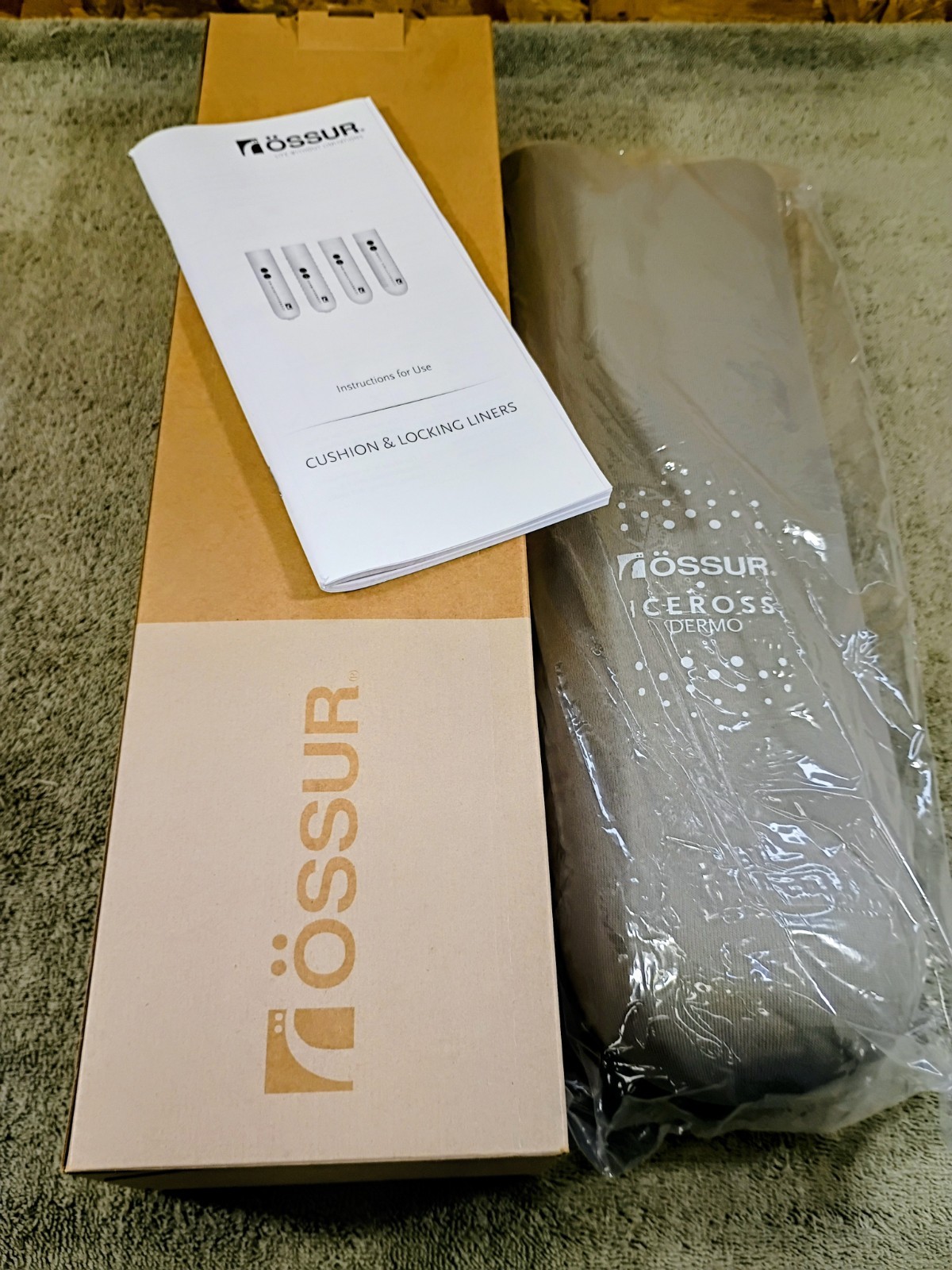 NEW Ossur Iceross Dermo Cushion Prosthetic Liner 6mm- 26 Factory Sealed Non -pin