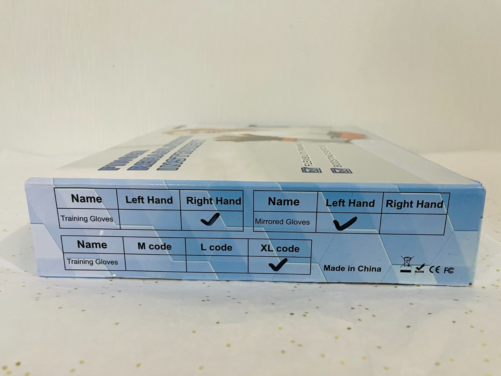Left Right Rehabilitation Robot Glove For Stroke Rehabilitation Finger Training