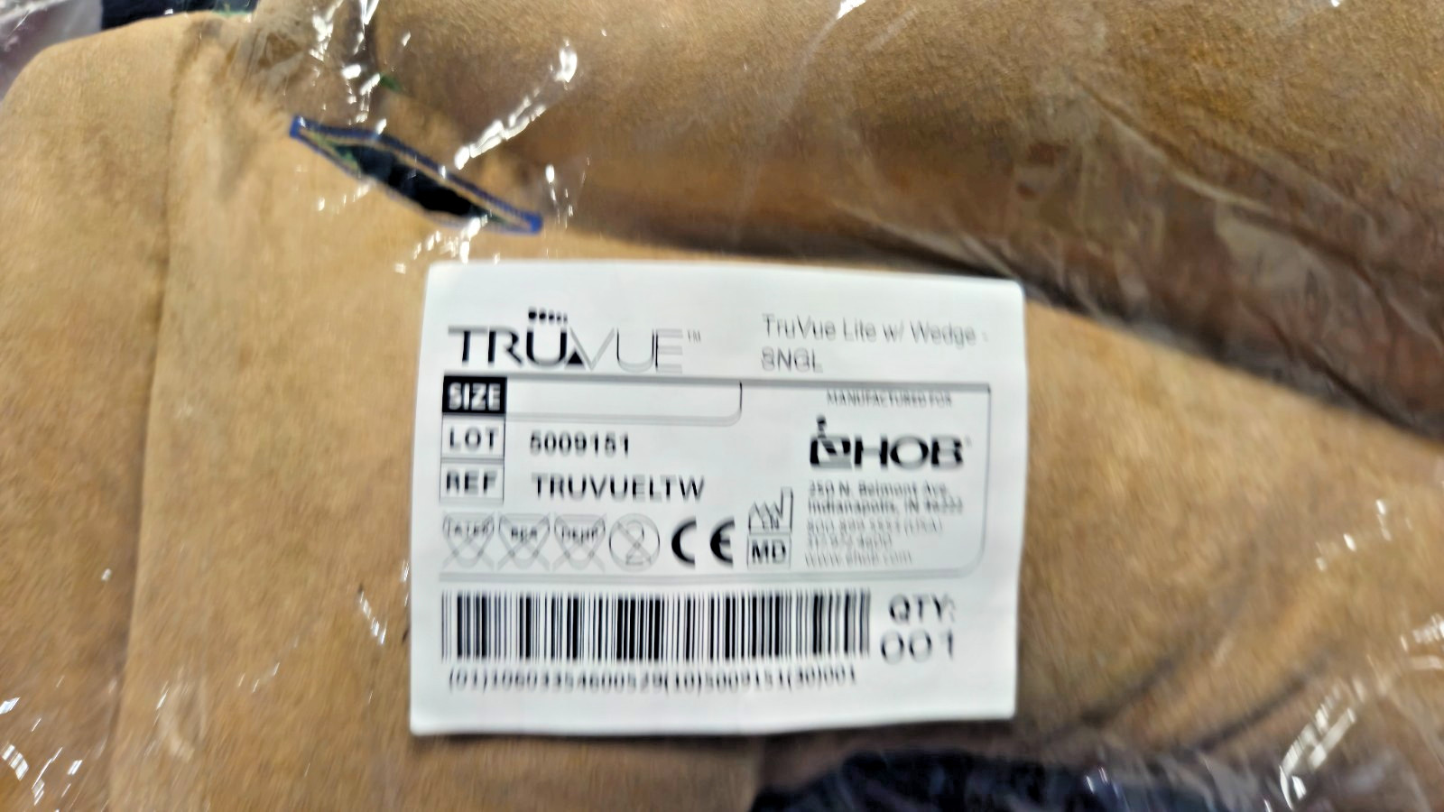 EHOB TruVue® Heel Protector Wedge Boot 1 Sz Fits Most – NEW in Pkg