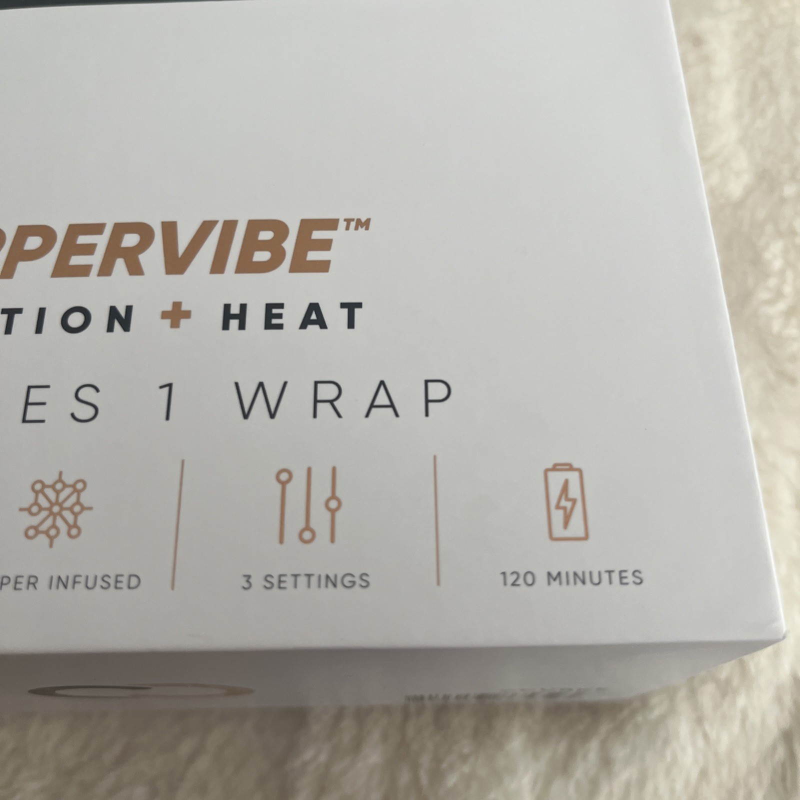 Copper Compression Back Wrap Vibration Heat Settings Copper Infused Pain Relief