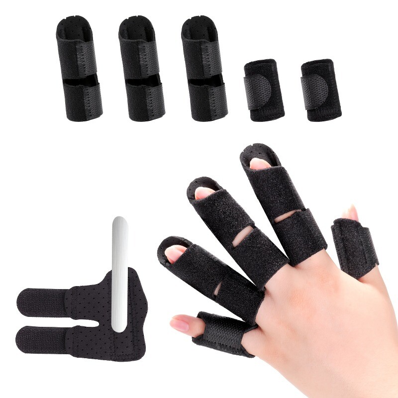 1/5Pcs Adjustable Finger Splint Braces for Thumb Pinky Middle Index Ring Fingers