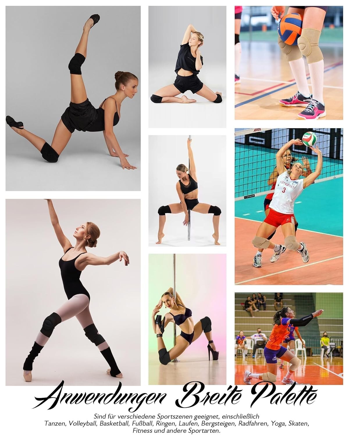 Rodilleras De Baloncesto Gym Basketball Para Trabajo & Dolor Rodillas