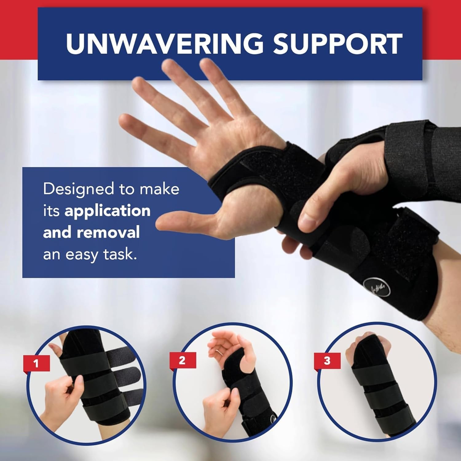 Breathable Adjustable Wrist Wrap for Carpal Tunnel – Includes Medical Handbook