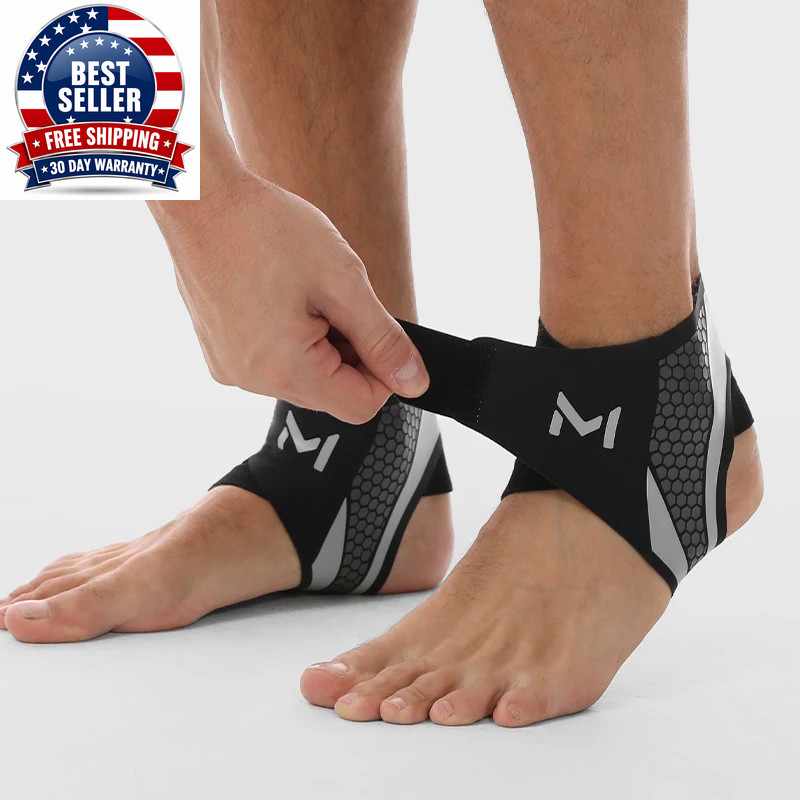 1Pc Cooper Ankle Support Compression Foot Sleeves for Men and Women Bracer Ankle