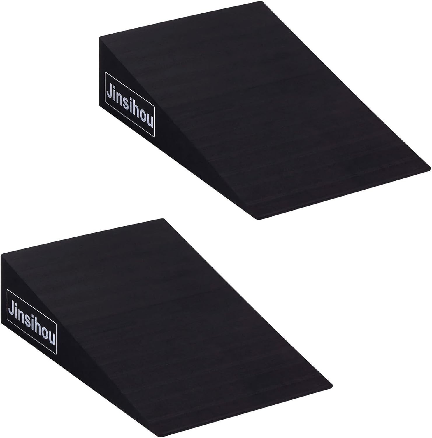 Squat Wedge Block Non-Slip Slant Board Calf Stretcher, 2pcs Ankle Knee Leg St…