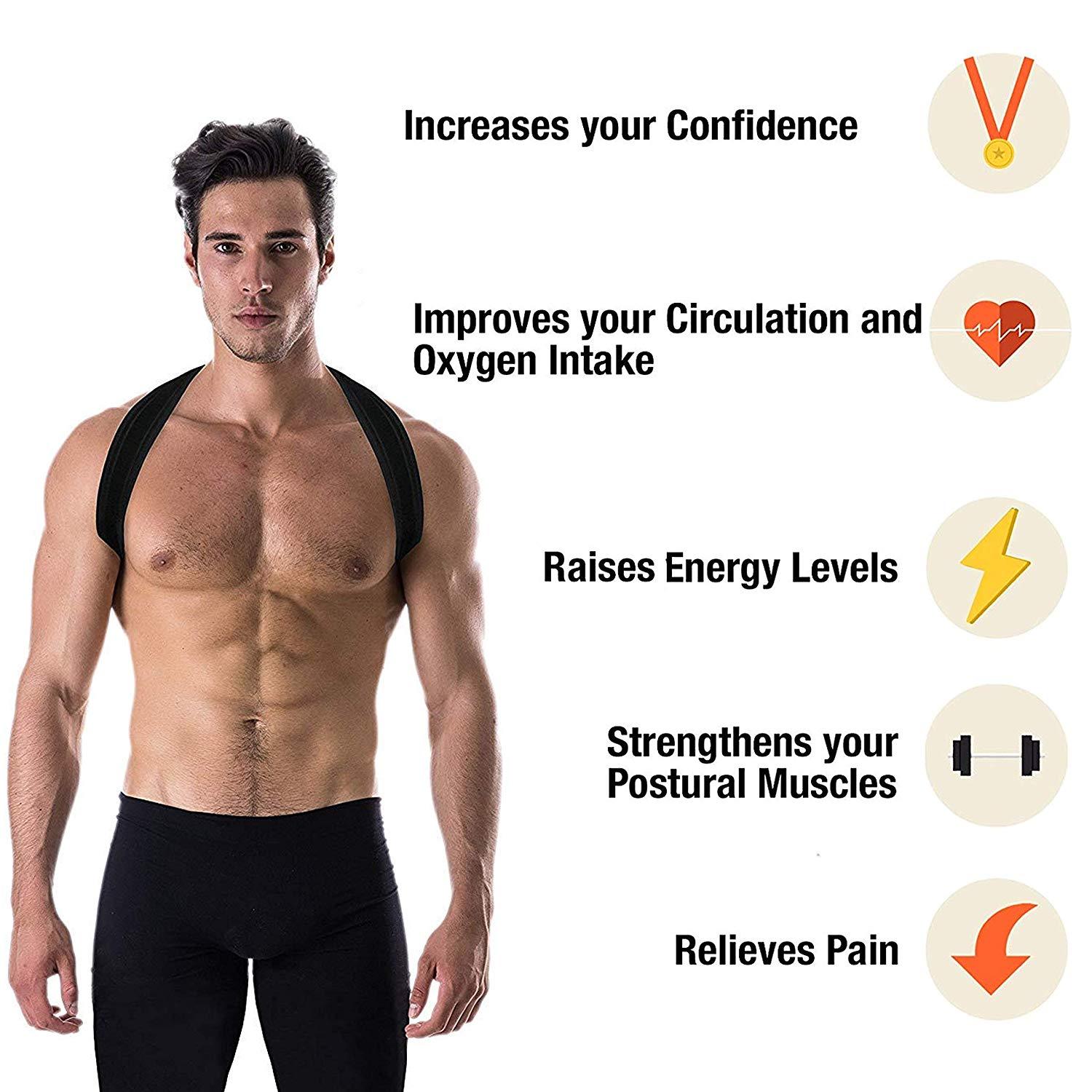 POSTURE CORRECTOR Shoulder Correct Neck Back Pain Alignment Comfort PAIN RELIEF