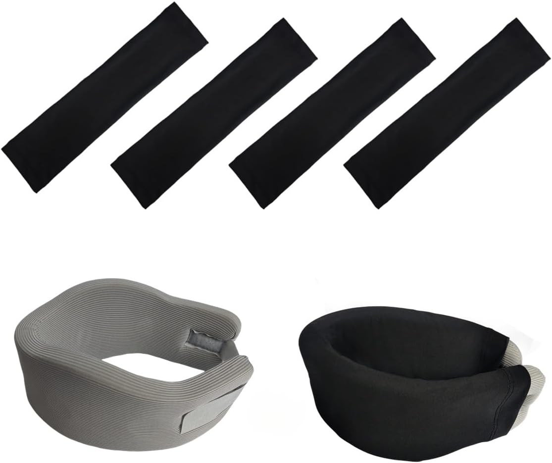 4 Pack Cervical Collar Dust Sleeve, Soft & Elastic Neck Brace Covers,