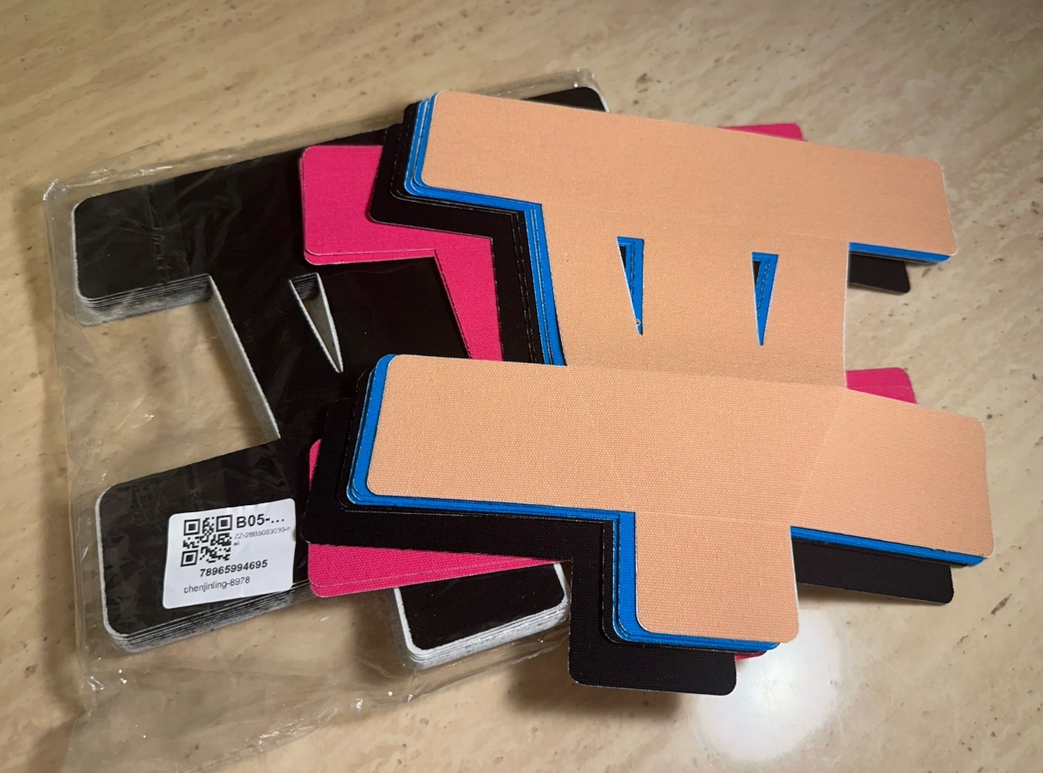 30 Pcs Kinesiology Tape for Shoulder Waterproof Breathable Support