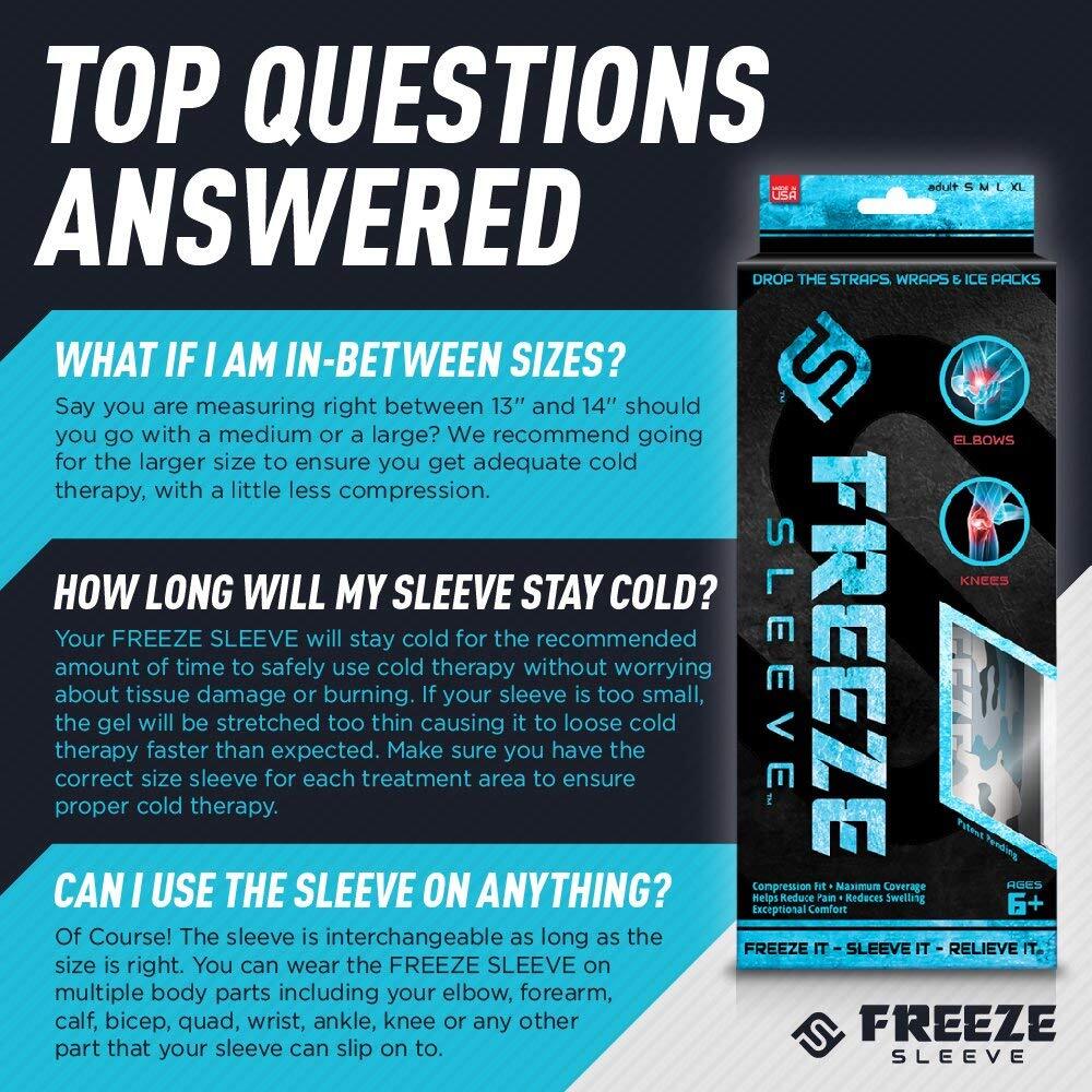 Freeze Sleeve Cold Therapy Compression Sleeve