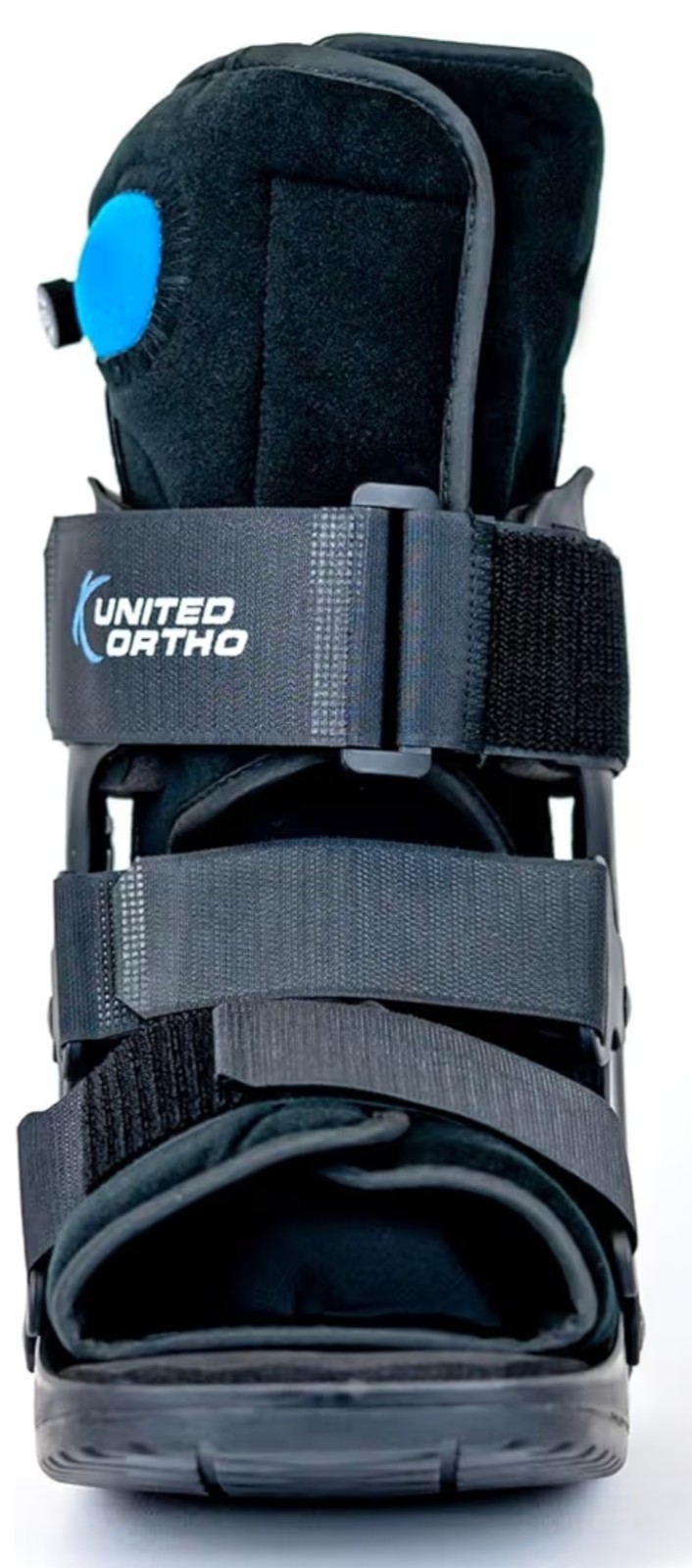 United Ortho Short Air Cam Walker Fracture Boot, Large, Black Pump Style