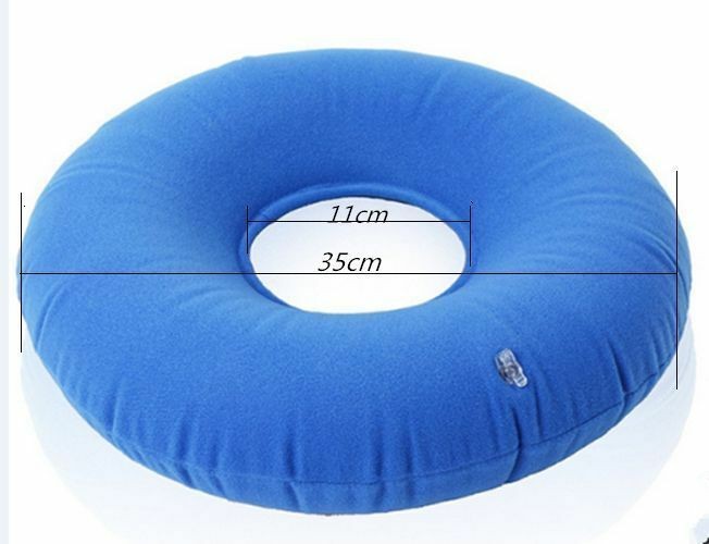Inflatable Vinyl Ring Round Seat Cushion Medical Hemorrhoid Pillow Donut