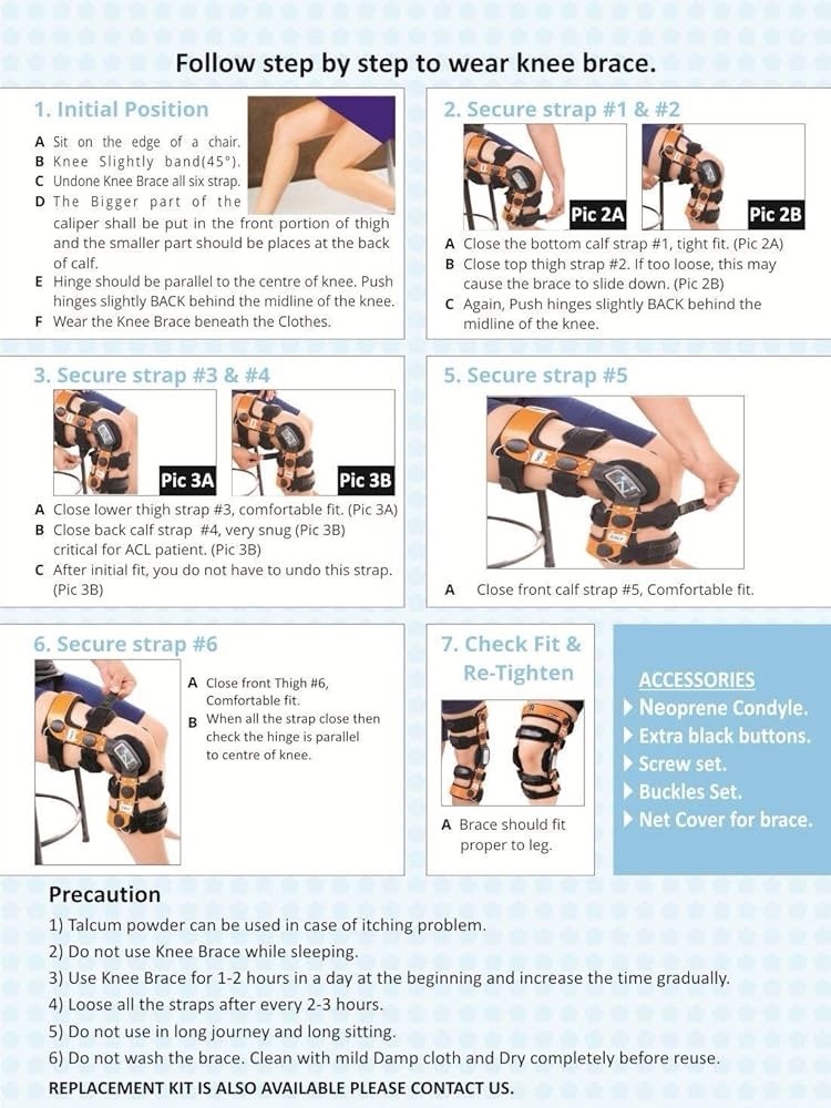 Z1 K2 Comfortline Hinged Knee Brace Sz S12 ACL MCL Meniscus Pain Support Strap