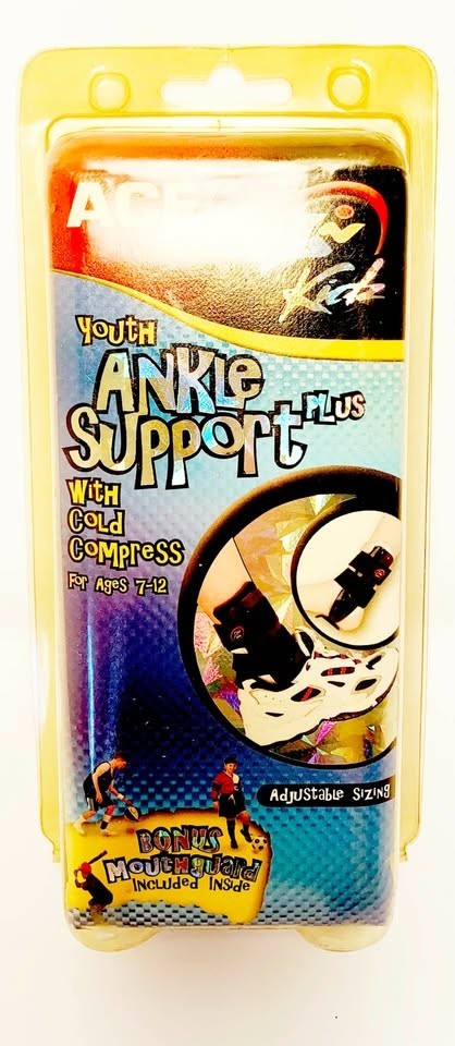 Youth Ankle Plus Support With Cold Compress Ages 7-12