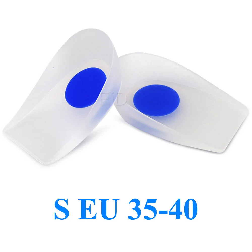 Silicone Gel Heel Pad for Plantar Fasciitis Pain Relief Shock Absorption Foot Ca