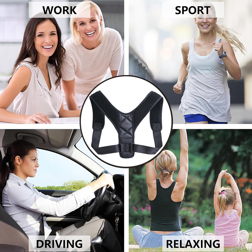 Posture Corrector Body Brace Lumbar Support Back Straight Shoulder Brace Straps