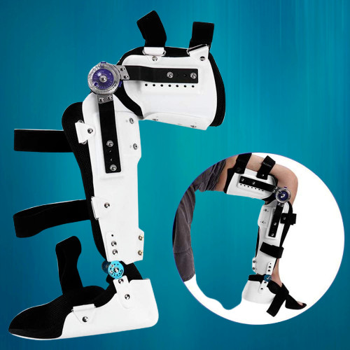 Adjustable orthopedic KAFO Knee Ankle Foot Support Brace Universal-unisex