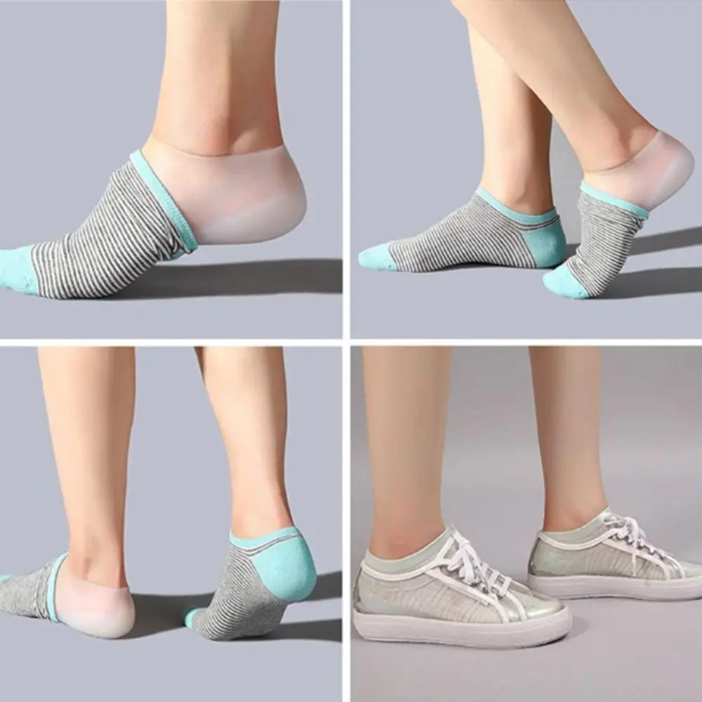 2-6cm Insoles Invisible Elastic Height Increased Insole Portable Silicone Unisex