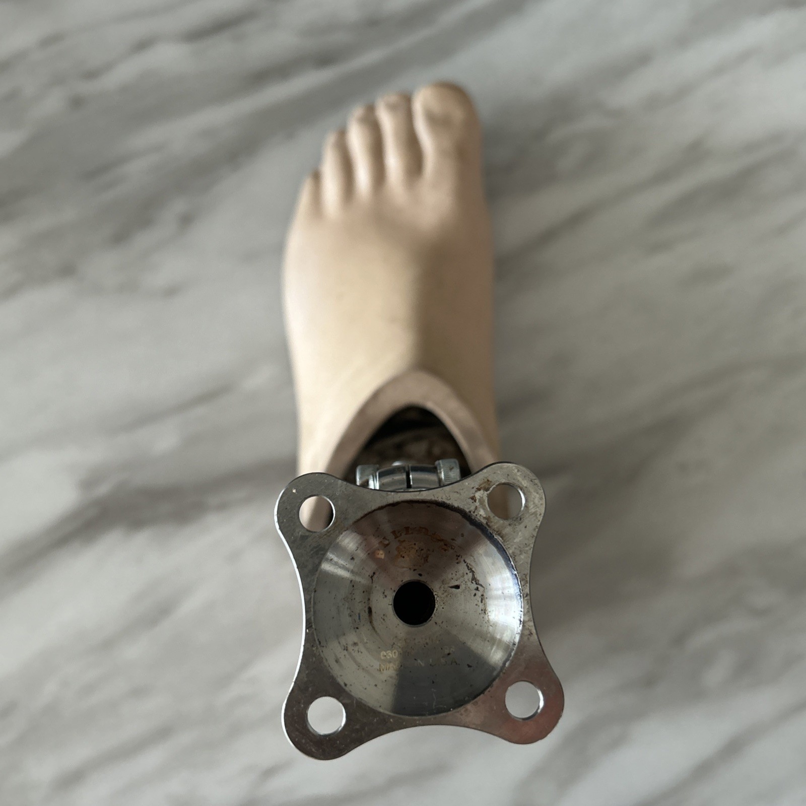 Ottobock Bulldog Adjustable Prosthetic Left Foot W/ Shell Size 28