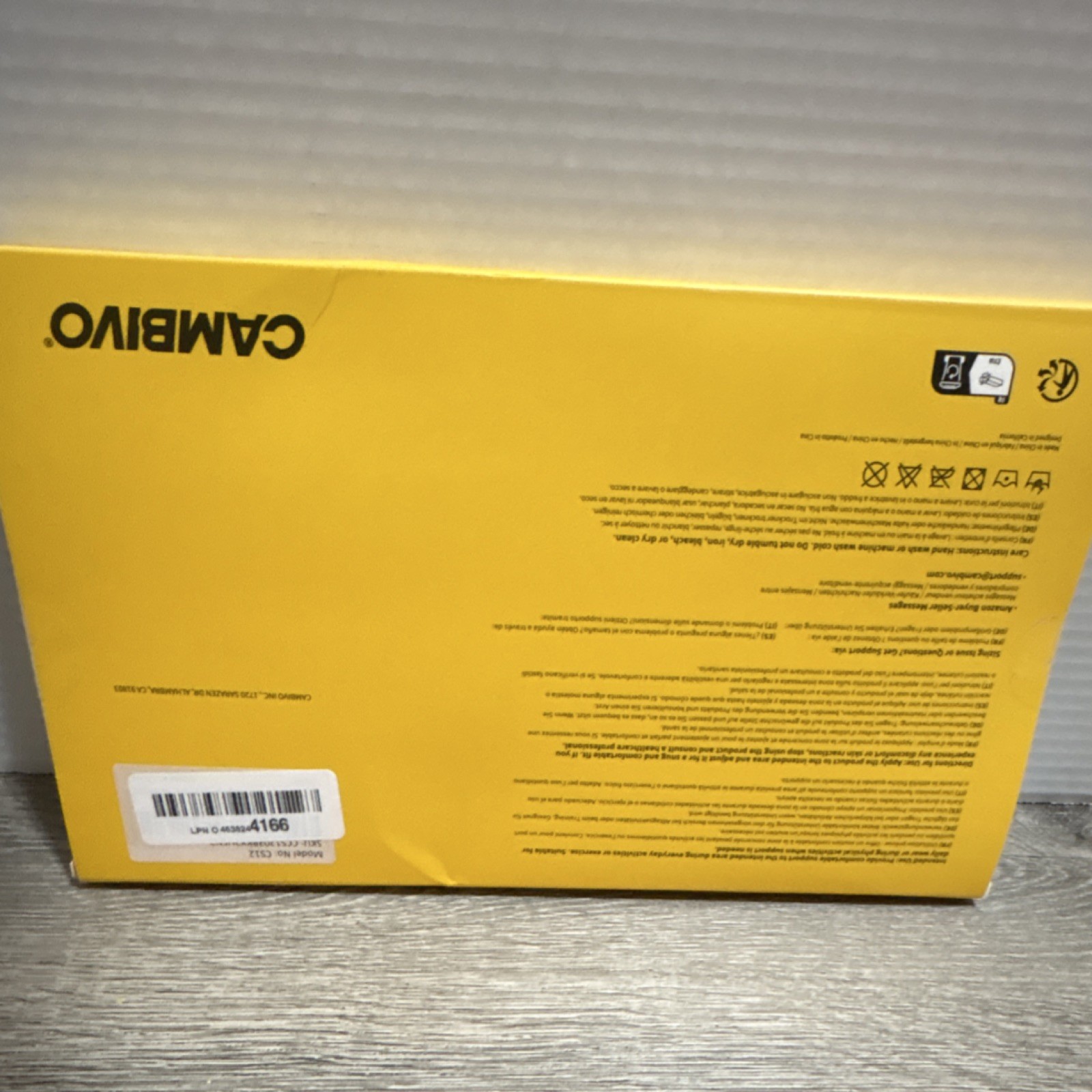 CAMBIVO Calf Support CS513 Compression Sleeve Black Calf Orthopedic