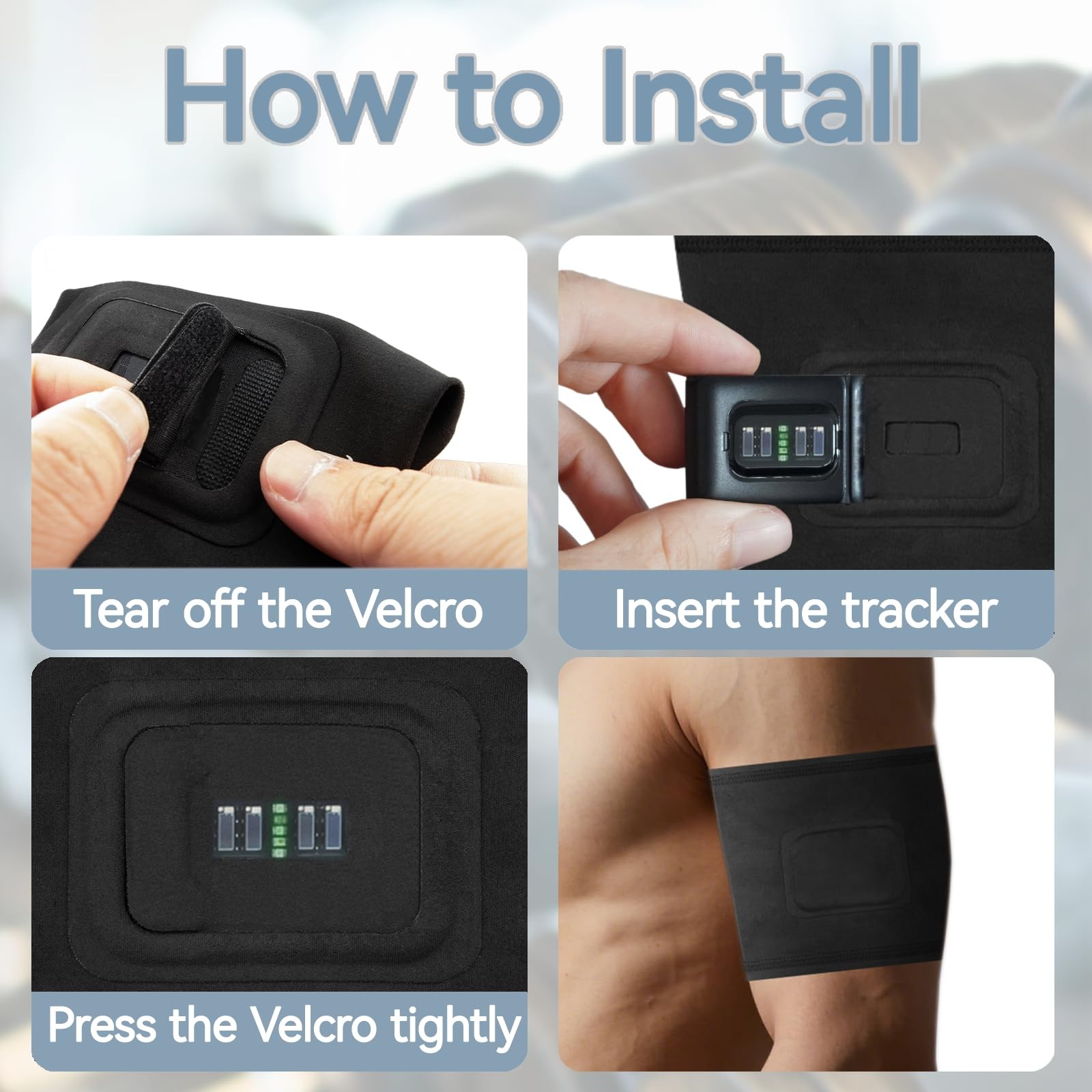 Arm Sleeve Accessory Compatible with Whoop 5.0 One/Peak/Mg Life and Whoop 4.0 Fi