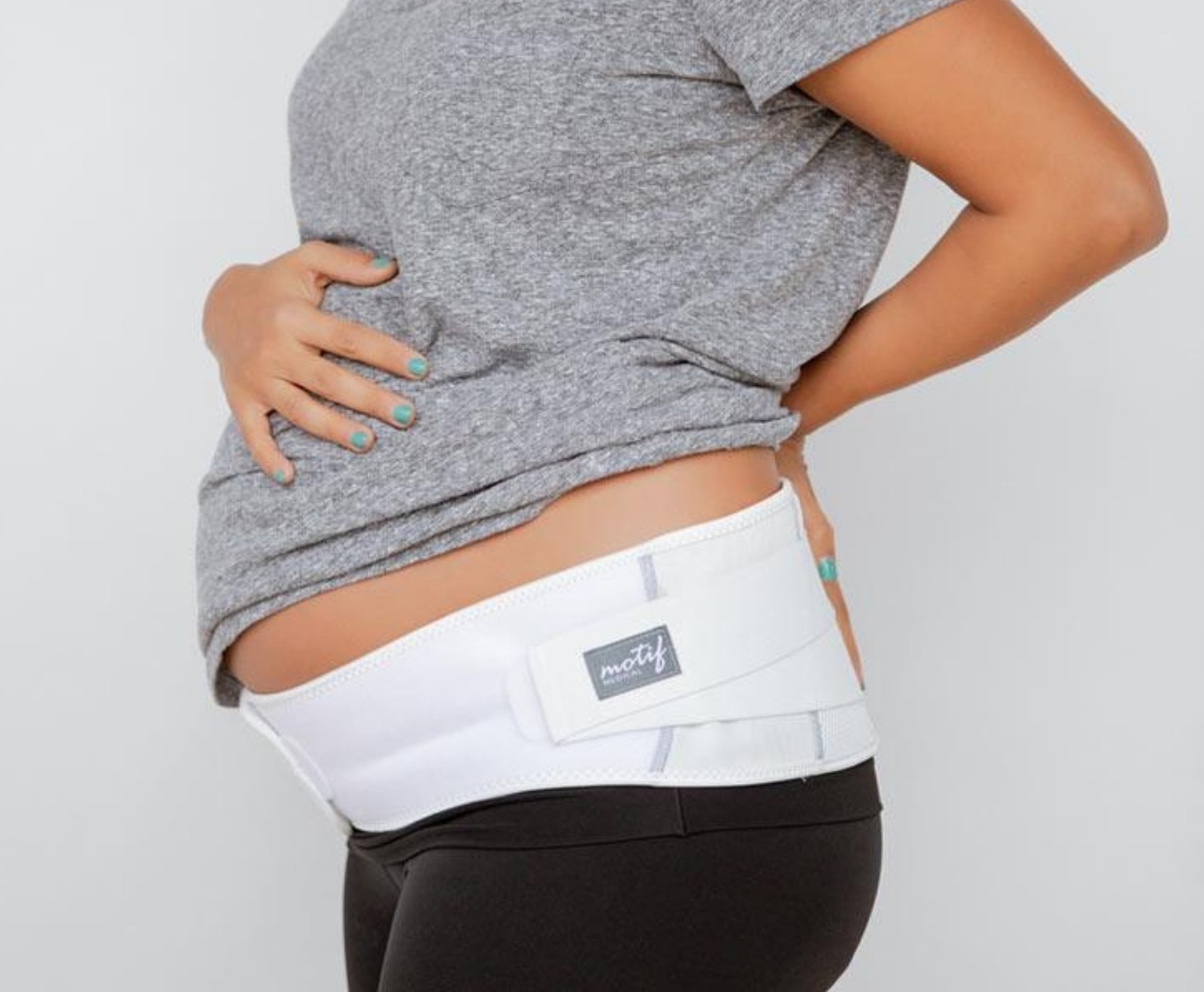 Motif Medical Pregnancy Support Band Medium Postpartum Abdominal Binder Belt