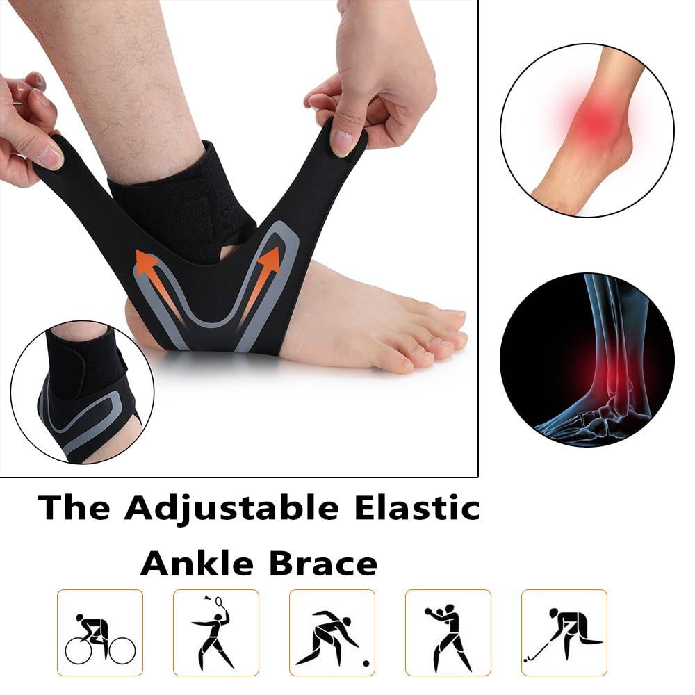 Copper Ankle Support Brace Compression Sleeve Socks Elastic Foot Pain Relief