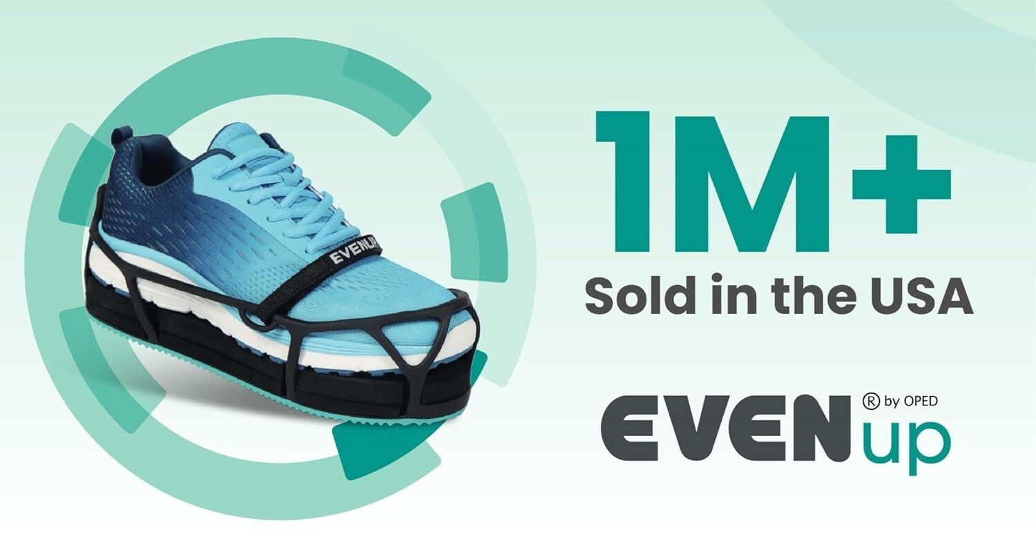 Authentic Shoe Balancer with 3 Height Adjustments for Pain Relief – Medium Size