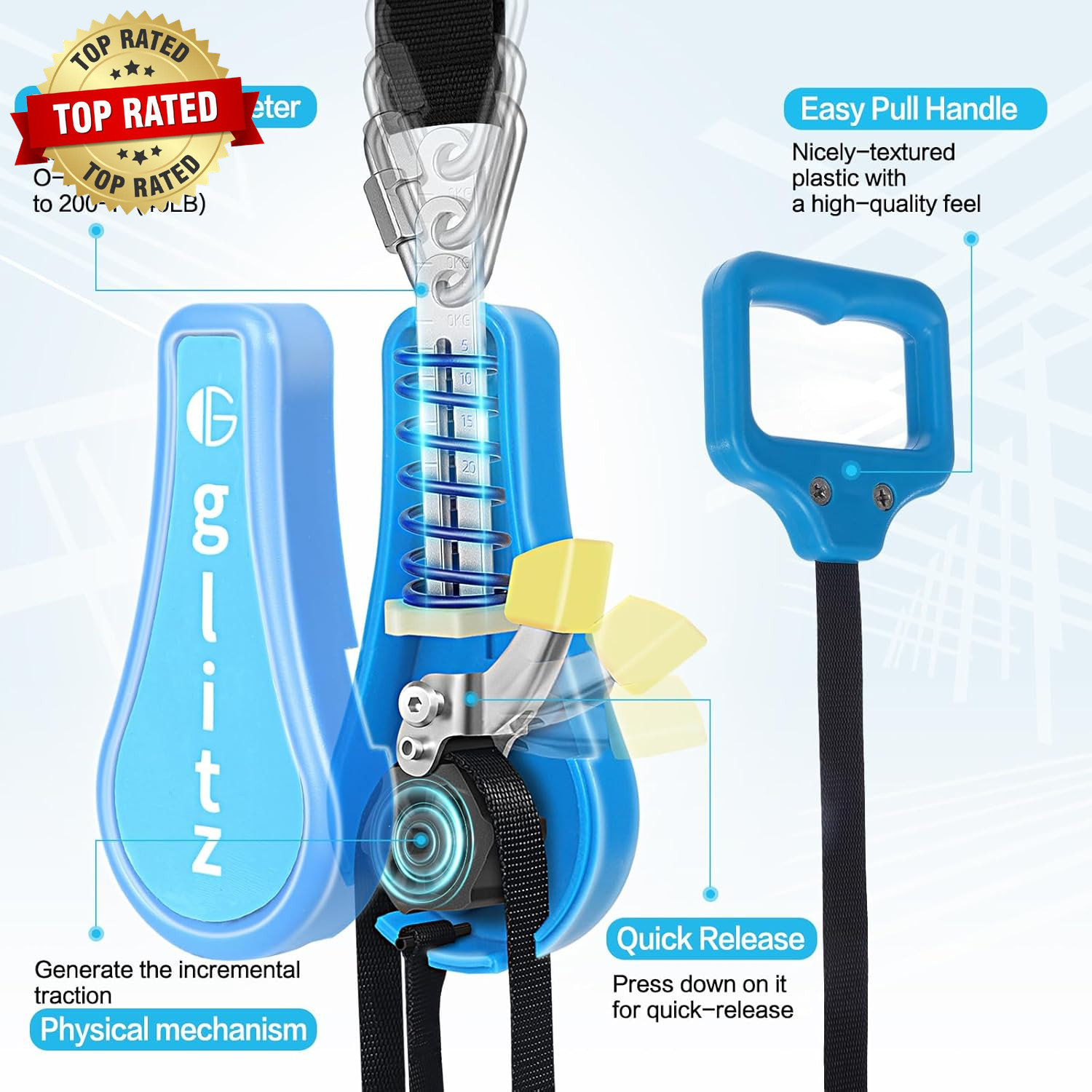 Cervical Neck Traction Device for Home Use, Portable Neck Stretcher Hammock over