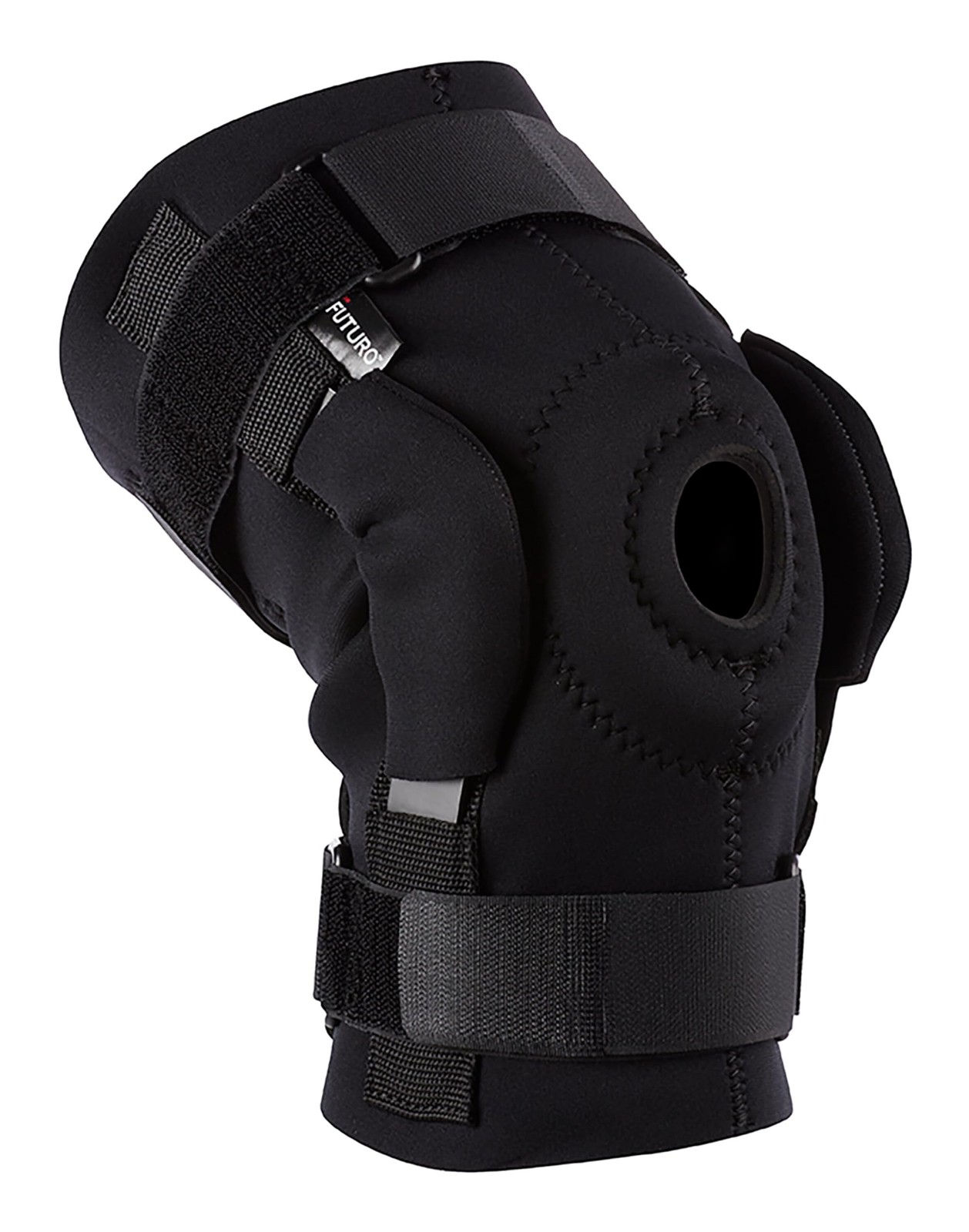 FUTURO Hinged Knee Brace, Adjustable Adjustable, Black