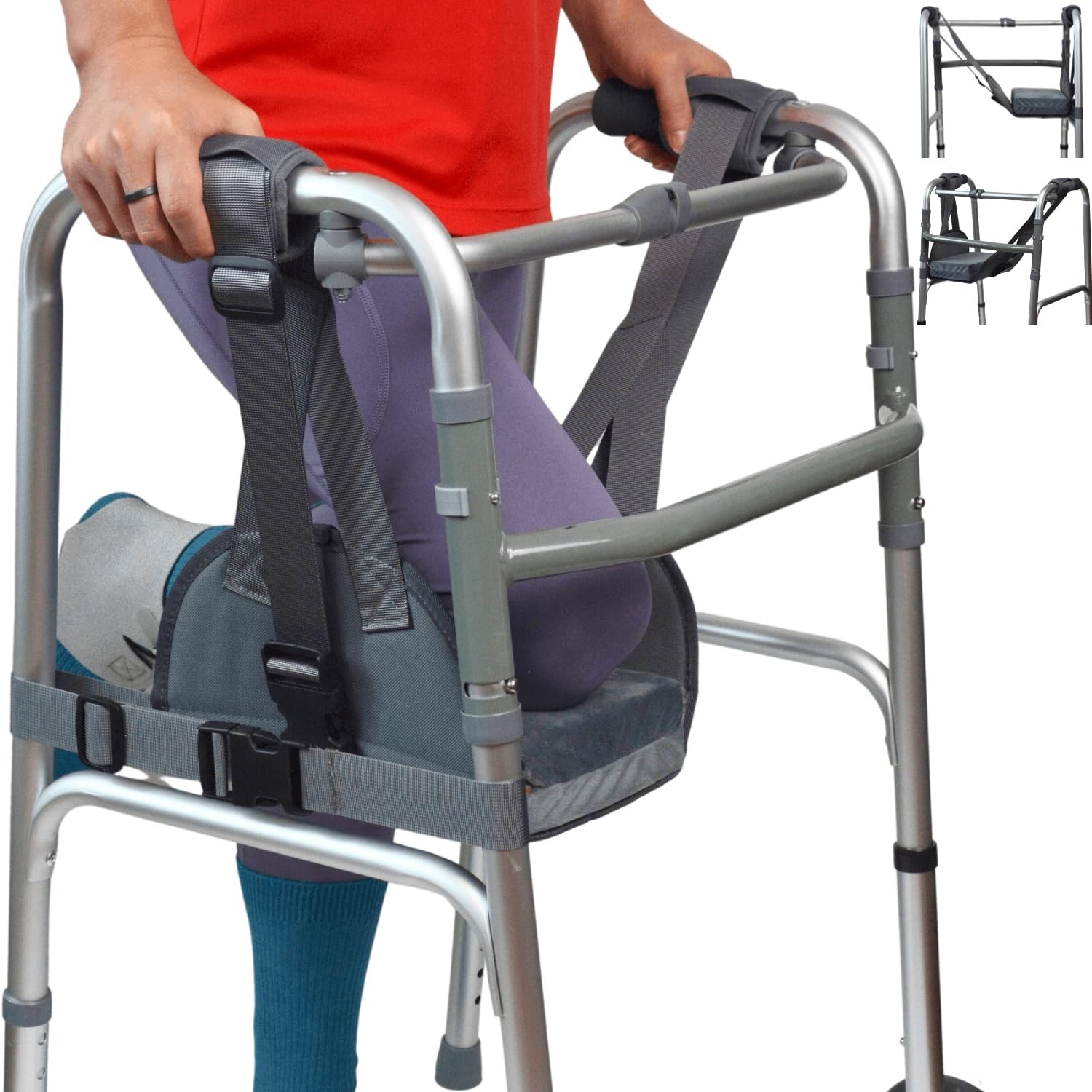 Knee Sling for Walker with Comfortable Cushion