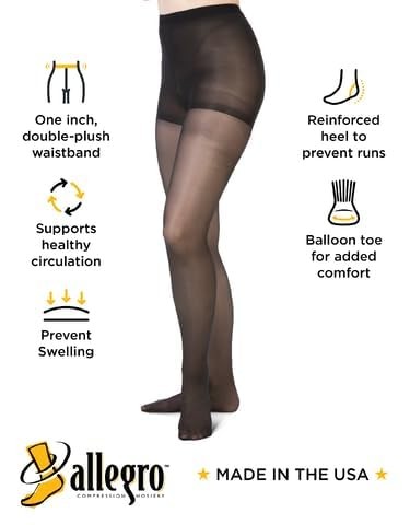 Allegro Compression Hosiery Allegro 20-30 Mmhg Essential 33 Sheer Compression