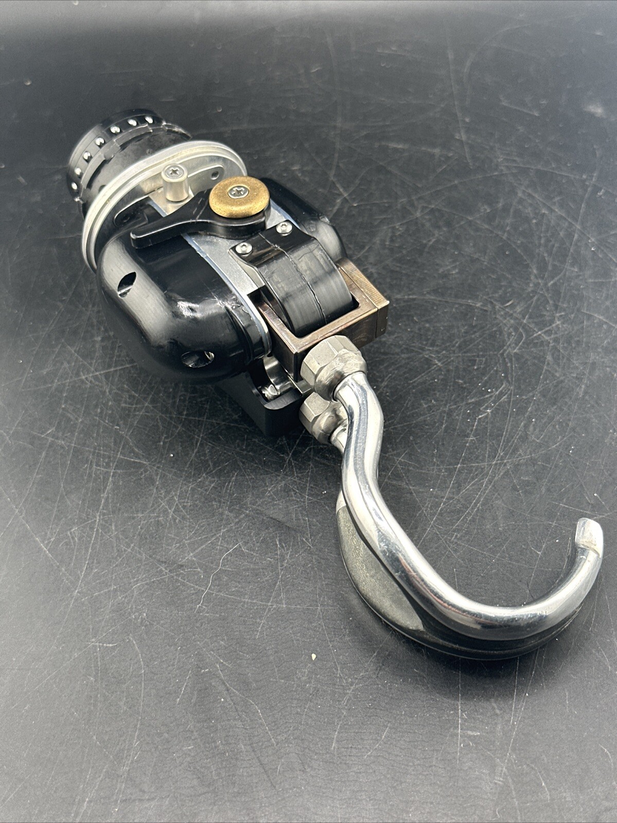 Right fillauer motion control myoelectric prosthetic hook hand. Prosthetic Hand